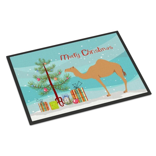 Carolines Treasures Arabian Camel Dromedary Christmas Indoor or Outdoor Mat, 24 x 36 in. BB9184JMAT - main